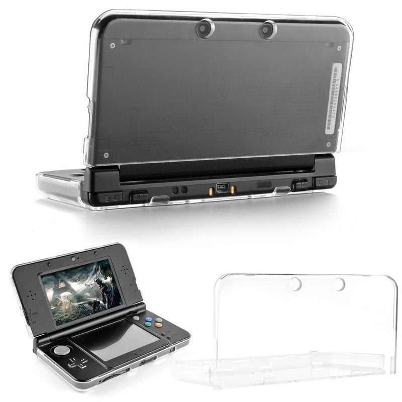 TNP Case Compatible with [ NEW Nintendo 3DS XL LL 2015 ] - Ultra Clear Crystal Transparent Hard Shell Protective Case Cover Skin for New Nintendo 3DS XL / 3DS LL 2015 [New Modified Hinge-less Design] New Nintendo 3DS XL (2015 Model)