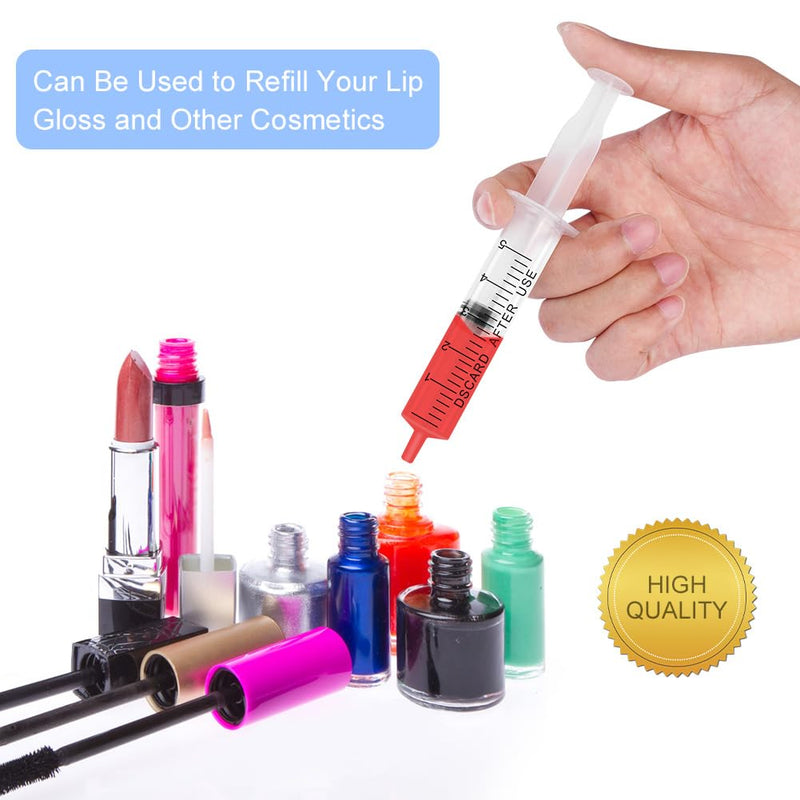 [AUSTRALIA] - OFFCUP Syringe Set with Blunt Needle, 10 Pieces Syringe 5 ml and Cannula, Plastic Tube Disposable Syringes Plastic Syringe for Liquids, Hobby, Model Making and DIY 10 pieces, 5 ml 