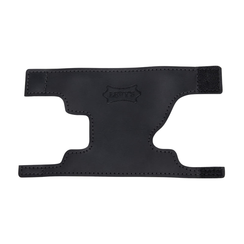 Levy's Leathers Genuine Leather Valve Guard for Cornet; Black(LVG2-BLK)