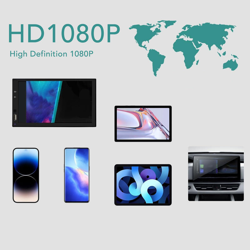 1080P Backup Camera Fidelity Mobile Phone Reversing Camera, Wide Angle Rear View Camera for Cars, Sedans, RV with Night, for iOS, Tablet