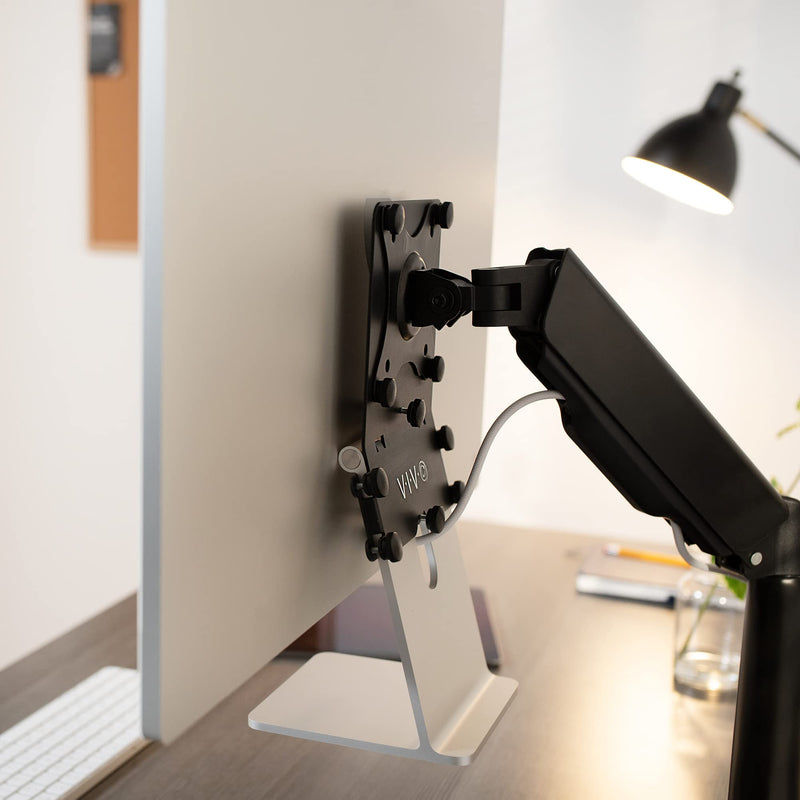 VIVO VESA Adapter Plate Bracket Kit Designed for 24 inch M1, M3, and M4 iMac Series Monitors, VESA up to 100x100, Black, Mount-MACM1