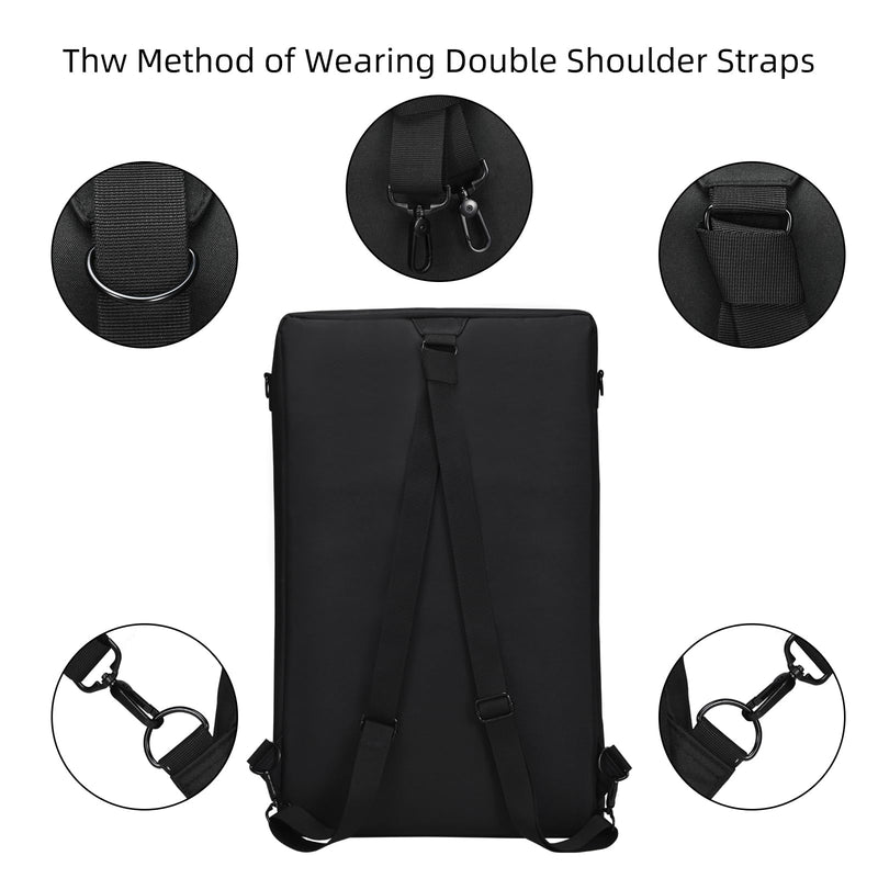 Storage bag case is suitable for Pioneer DDJ-SR 2/SR, Native Instruments Traktor Kontrol S4 Mk3,Portable adjustable shoulder strap large capacity (DDJ-SR 2)
