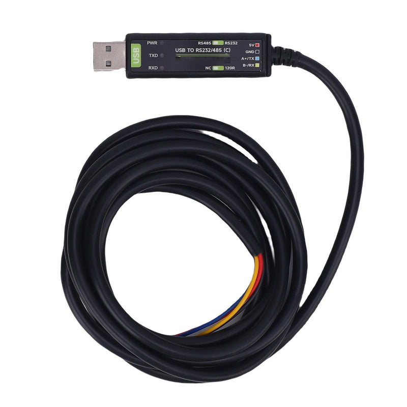 USB to 232 USB to 232 485 Adapter Cable - FT232RNL Chip HighSpeed Serial Port Converter with TVS Protection & LED Status Indicator, Compatible with Win11/10/8.1/8/7