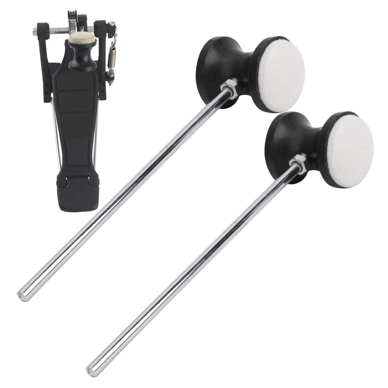 Mxzzand Drum Pedal Beater Drum Kit Accessories Portable Sturdy for Drum Beginners for Bass Drum
