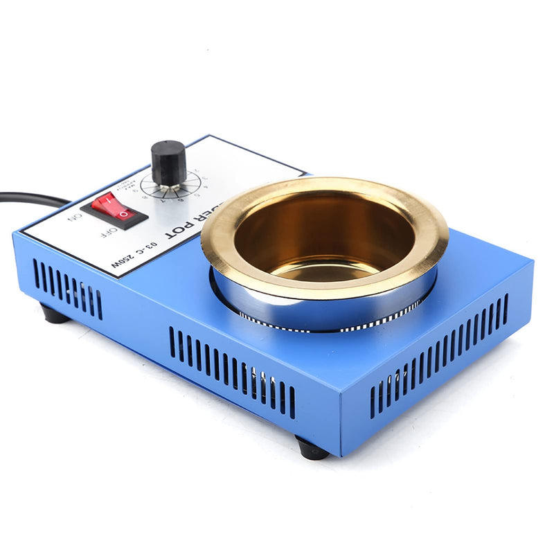 220 V Soldering Pot Stability Heating Desoldering Bath for Casting Melting Melting Refining (EU Plug) (250 W) 250W