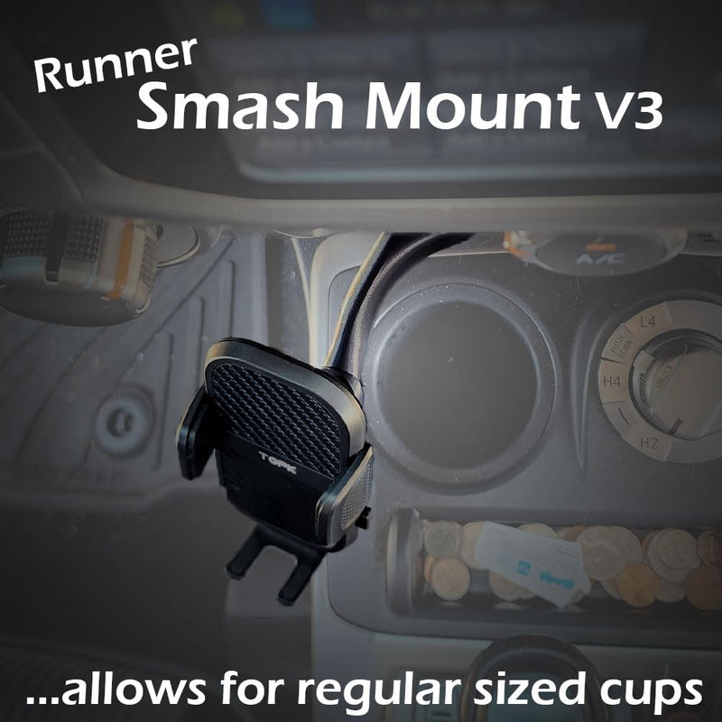 The Original Runner Smash Mount 5th Gen 4Runner Phone Mount w/Basic Phone Holder Made in the USA Smash Mount w/ basic phone holder