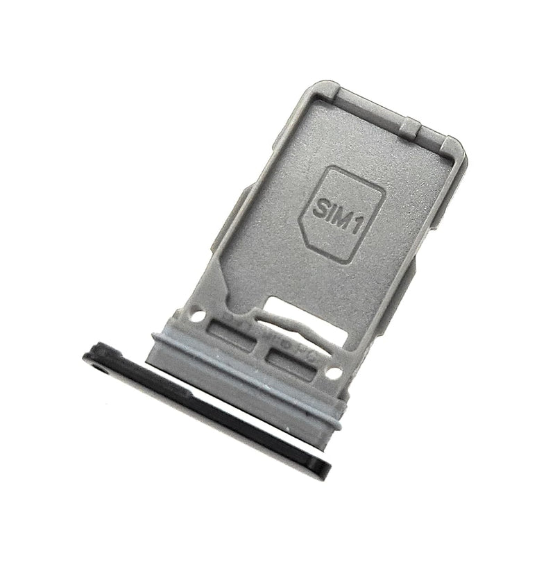 Replacement Single SIM Card Tray for Samsung Galaxy S21 5G G991U / S21 Plus 5G G996U / S21 Ultra 5G G998U (Phantom Black)