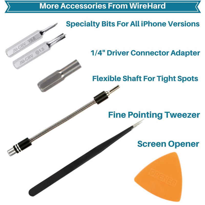 62 in 1 Precision Screwdriver Set Computer Repair Tool Kit with Extra Magnetic Specialty Steel Multi Bit