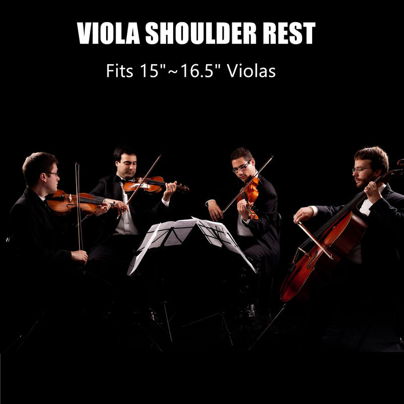 [AUSTRALIA] - Viola Shoulder Rest for 15 inch - 16 1/2 inch Viola, with Collapsible and Height Adjustable Feet (15"-16.5") For Viola 