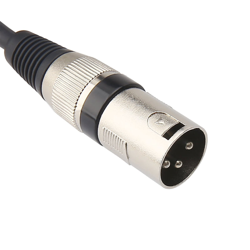 Disino 1/4 Inch TRS to XLR Male Balanced Signal Interconnect Cable Quarter inch to XLR Patch Cable - 10 Feet