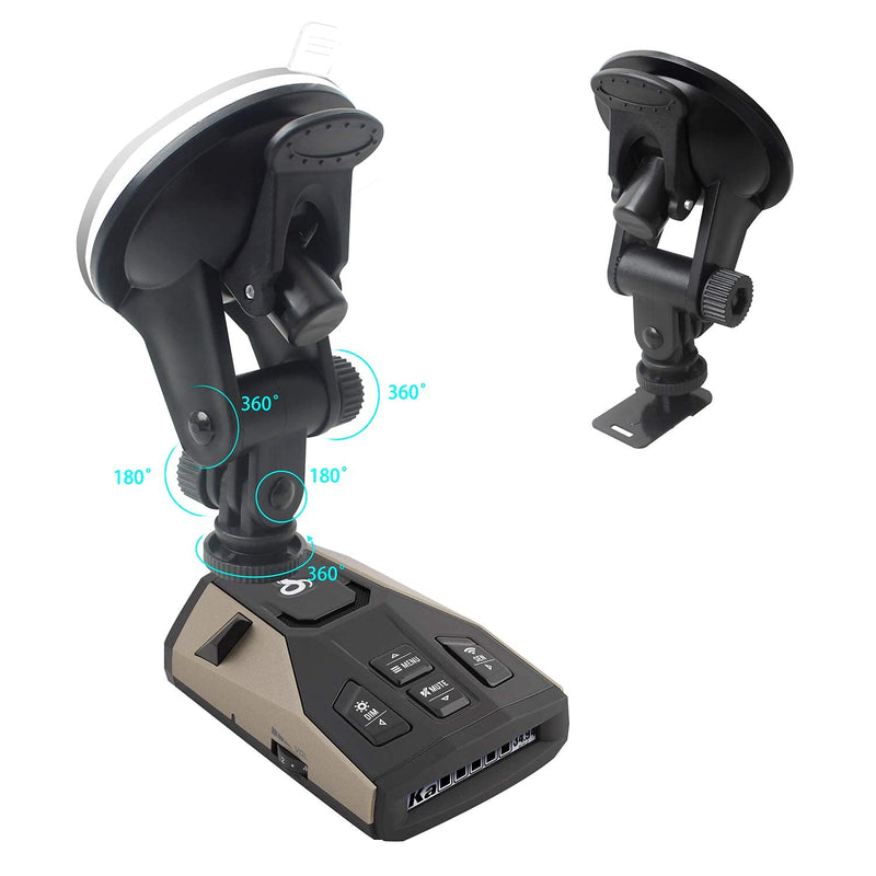 Suction Radar Detector Mount, Windshield & Dashboard Radar Holder Compatible with Cobra Radar Detectors Cobra RAD 450, 8-Band, ESD-6100, ESD-7000, XRS-9300, PRO-9780 and All Recent Models