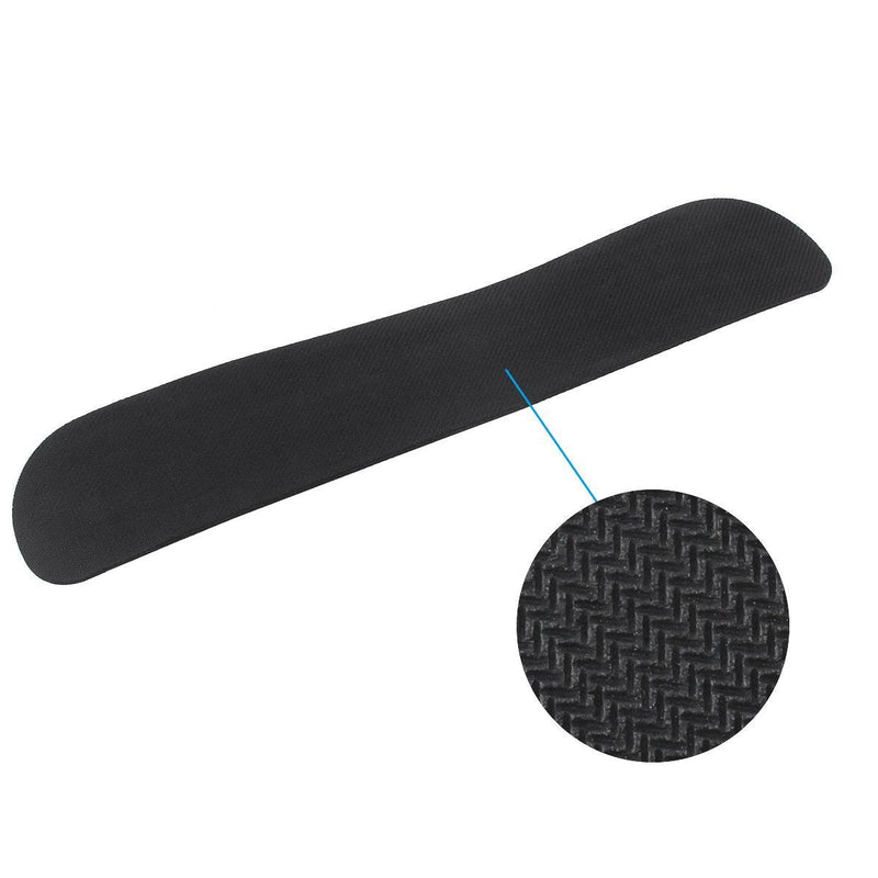 ELZO Wrist Rest Support for Keyboard & Mouse Pad Combo with Comfortable Memory Foam Padding, Nonslip Rubber Base for PC Computer Laptop Mac Black-fiber