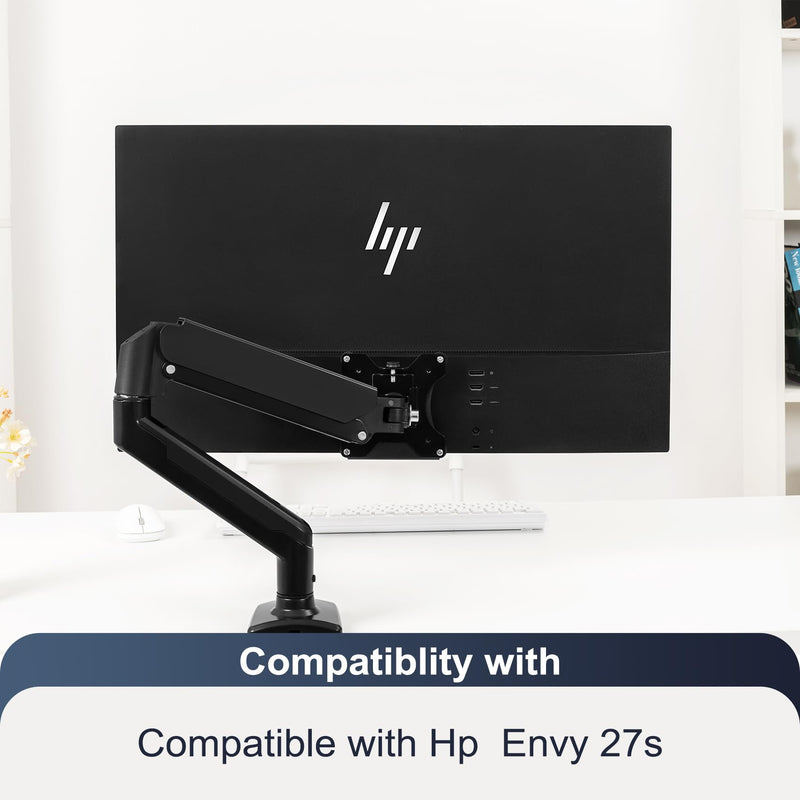 Monitor Arm/Mount VESA Bracket Adapter Compatible with hp Envy 27s VESA 100 * 100mm 75 * 75mm black