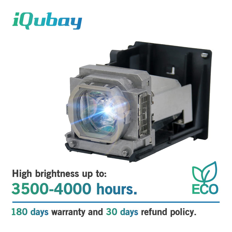 iQubay VLT-HC5000LP VLT-HC7000LP RLC-032 Replacement Projector Lamp Bulb for Mitsubishi HC4900 HC4900W HC5000 HC5000BL HC5500 HC6000 HC6050 HC6500 HC7000 Viewsonic Pro8100 HD9900 HC6000BL with housing