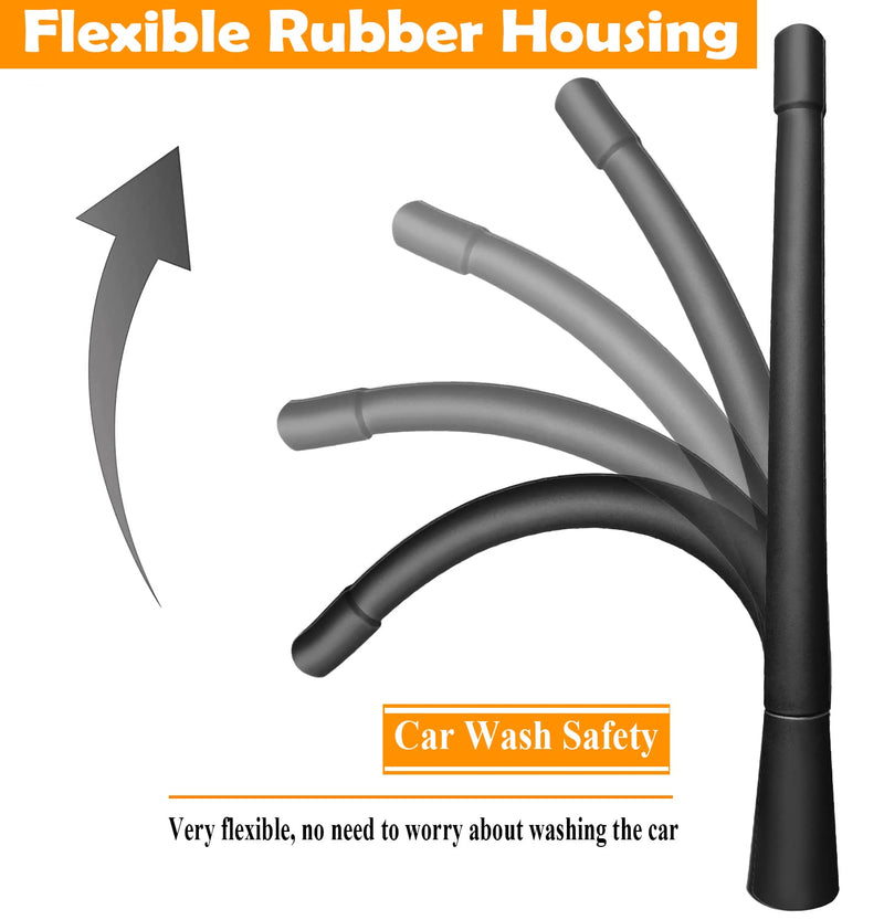 [AUSTRALIA] - 7 Inch Antenna Replacement for GMC Canyon (2015-2022), GMC Canyon Antenna, Flexible Rubber Antenna Mast 