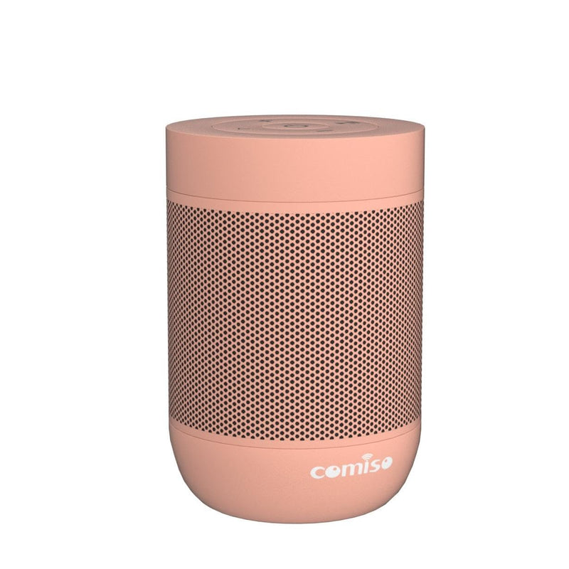 comiso Bluetooth Speaker, Portable Bluetooth Speakers with Wireless Stereo Pairing, Built in Mic, 360° HD Sound,IP65 Waterproof Speaker,Support TF Card, for Home/Party/Outdoor/Beach,Gift For Men/Women Pink