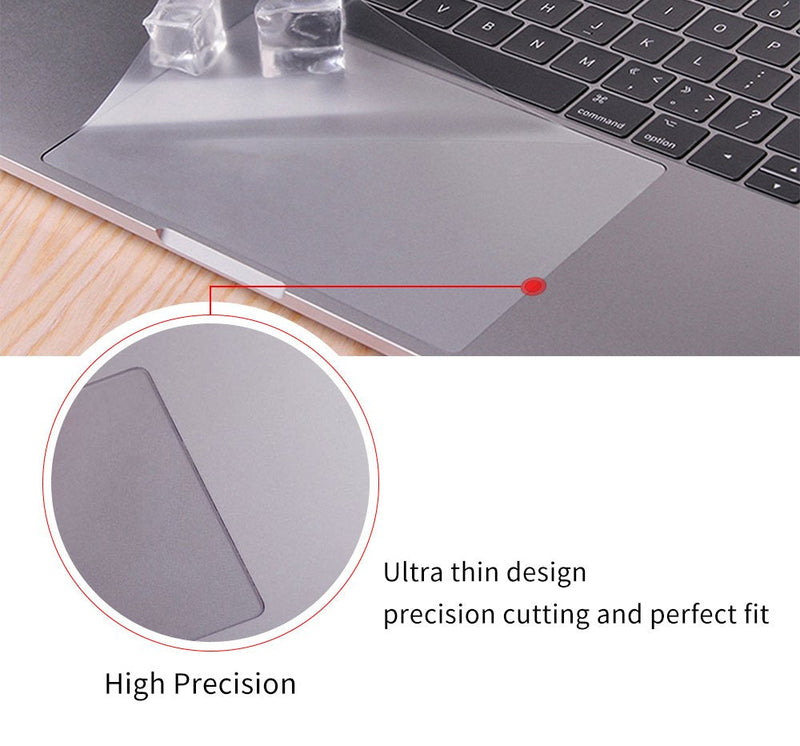 CaseBuy MacBook Air 13 Inch Trackpad Protector Cover Compatible 2021 - 2018 Release MacBook Air 13 Inch with Touch ID Model A2337(M1) A2179 A1932 Clear Anti-Scratch Trackpad Skin MacBook Air 13" (2018-2021)