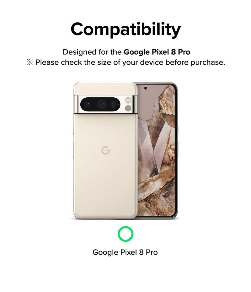 Ringke Camera Glass [Multi-Layer Protection] Compatible with Google Pixel 8 Pro Camera Lens Protector, Tempered Glass Cover - 3 Pack