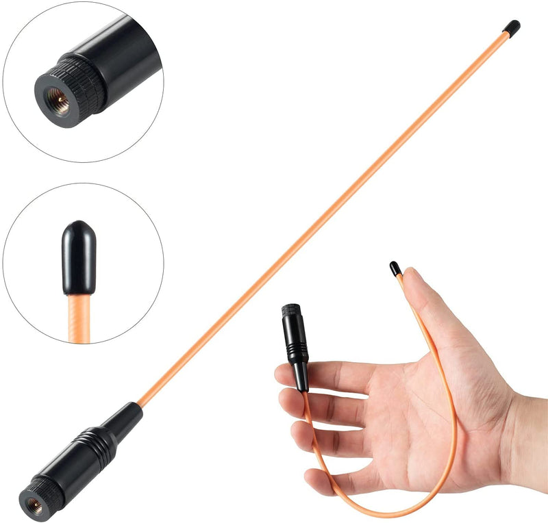 [AUSTRALIA] - Extended Long Range Upgrade Flexible Receiver Orange Antenna for Garmin GPS Alpha 100 200 200i Astro 220 320 430, Eifagur 