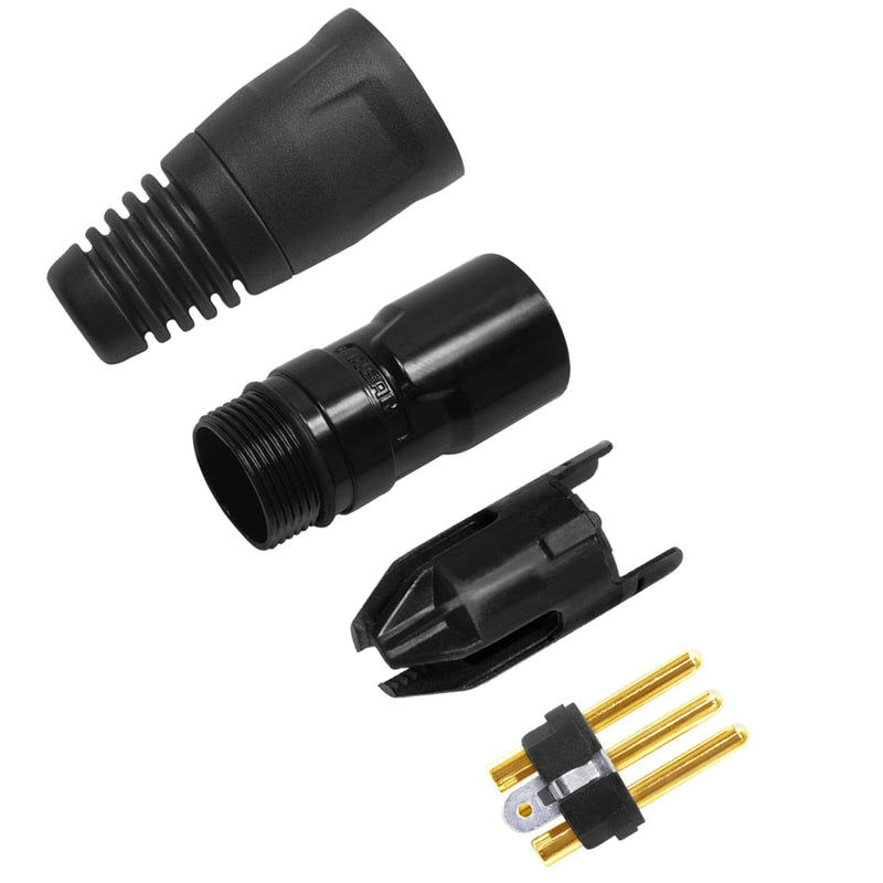 WBC-VALUELINE-2CS (22 AWG) - 4 Units - 6 Foot–Low-Capacitance Shielded Balanced Flexible Microphone, Active-Speaker & Interconnect Cables with Neutrik-Rean IP65 Rated Gold XLR Connectors