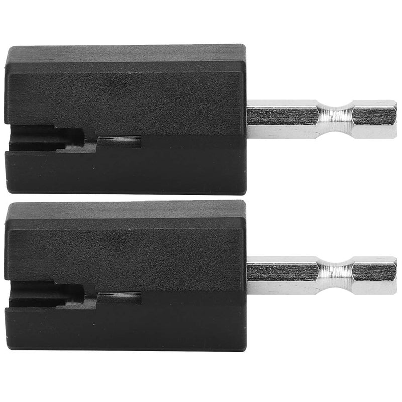 [AUSTRALIA] - Vbestlife 2PCS Guitar Electric Drill Drill Bit String Peg Winder, String Winder Tuning Peg Puller Guitar Repair and Maintenance Tool Playing Accessories 