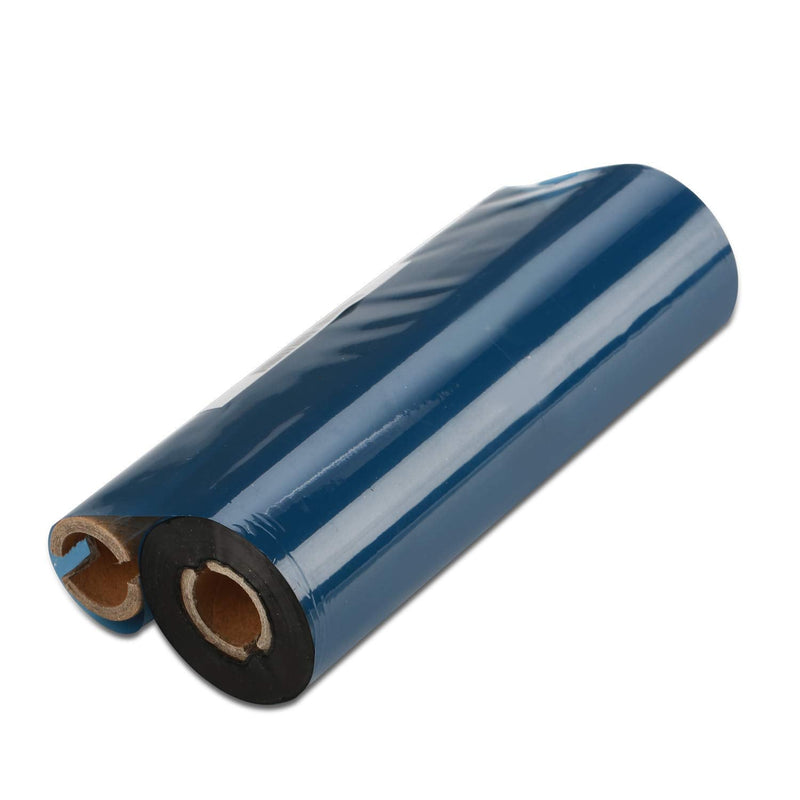4.33" x 244' Thermal Transfer Ribbon - 1 Roll. Resin Enhanced Wax 1/2 Inch Core Ink Out for Zebra Eltron Datamax Zebra GC420t GK420t GX420t TLP2442 TLP2844