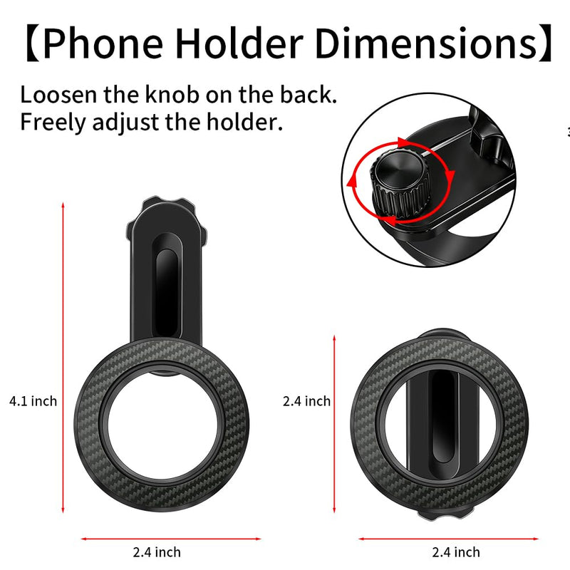 Car Phone Holder Mount for Porsche Macan 2015-2026 and Cayenne 2019-2023 | Accessories Magnetic Cellphone Stand, Cell Phones Navigation Charging Screen Cradles,Double 360°Rotation,for Magsafe Magnet