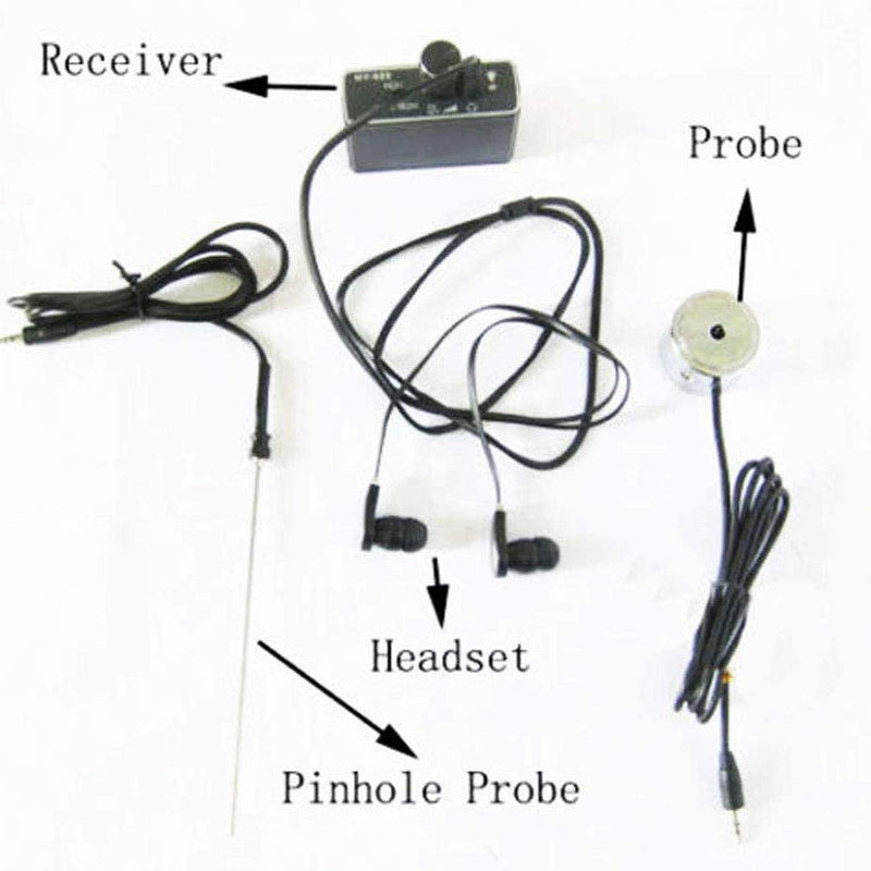 UZIMO Enhanced Version Super Sensitive Listen Thru-Wall Contact/Probe Microphone Amplifier System 8541737392