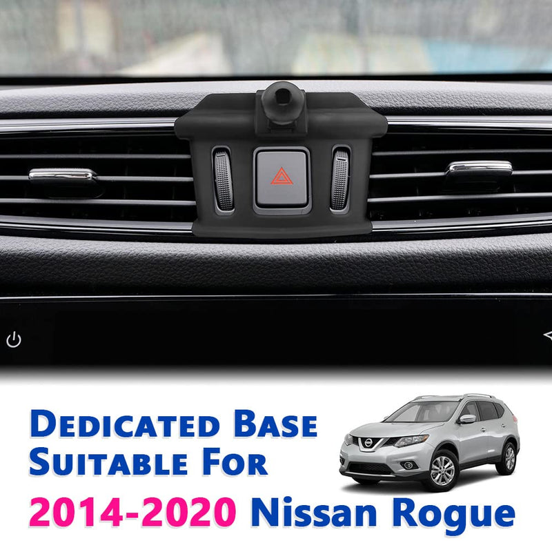 Car Phone Mount for 2014-2020 Nissan Rogue [Thick Case Friendly] Mobile Phone Holder Cell Navigation Bracket Air Vent Auto Accessories Cradles, All Phones (Rogue-14-20)
