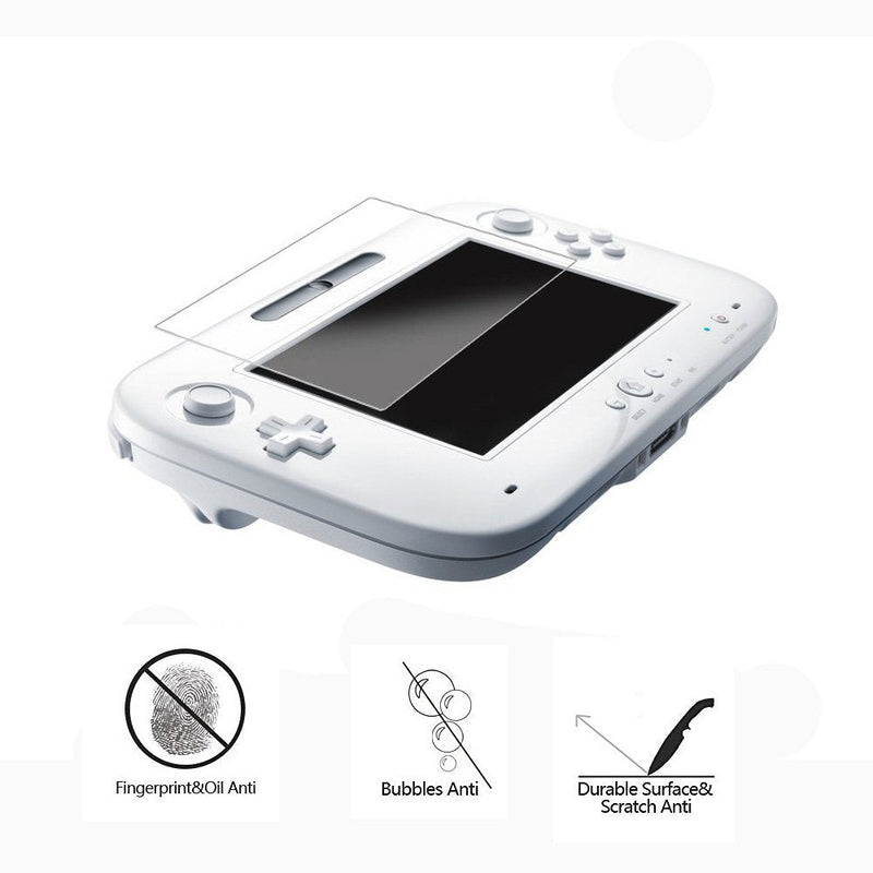 (Pack of 4) Screen Protector for Nintendo Wii U Gamepad, Akwox Ultra Clear HD Screen Protective Filter for Nintendo Wii U Gamepad with Anti-Bubble and Anti-Fingerprint