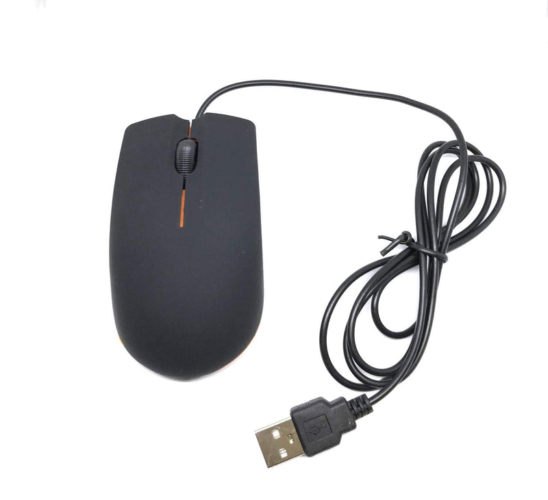TFD Supplies - Wired 3 Button Optical Computer Mouse - 10 Pack - Bulk Computer Mice