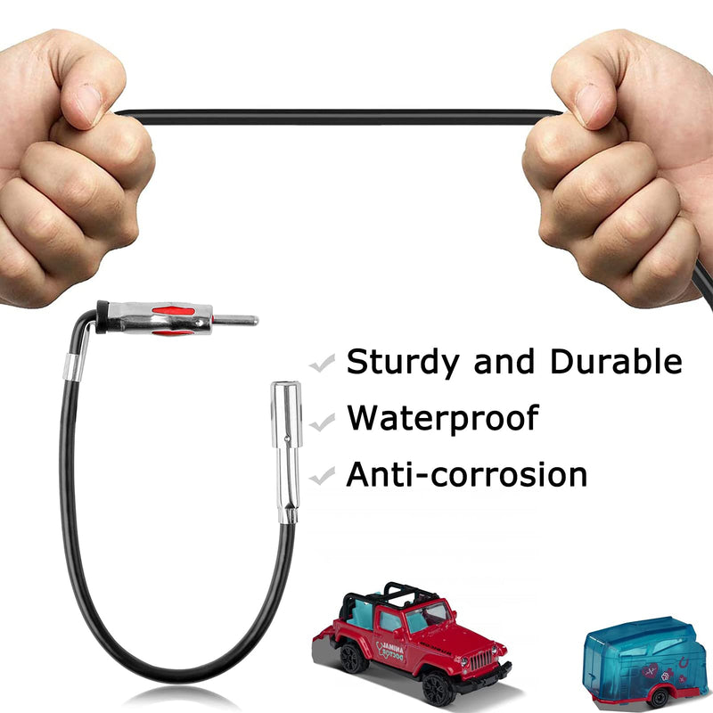 RED WOLF Radio Wiring Harness with Antenna Adapter Plug for 1989-2002 Chevy GMC Buick Cadillac Aftermarket Stereo Install Connector Kit Radio harness+ GM10 antenna adapter