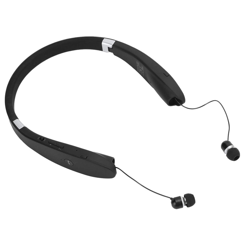 Dilwe SX?991 Stereo Bluetooth5.0 Headphones Neckbands with Retractable Earbuds,Foldable Bluetooth5.0 Headphones Speaker 2 in 1,Universal Sports Earphone,for Home Office,Video