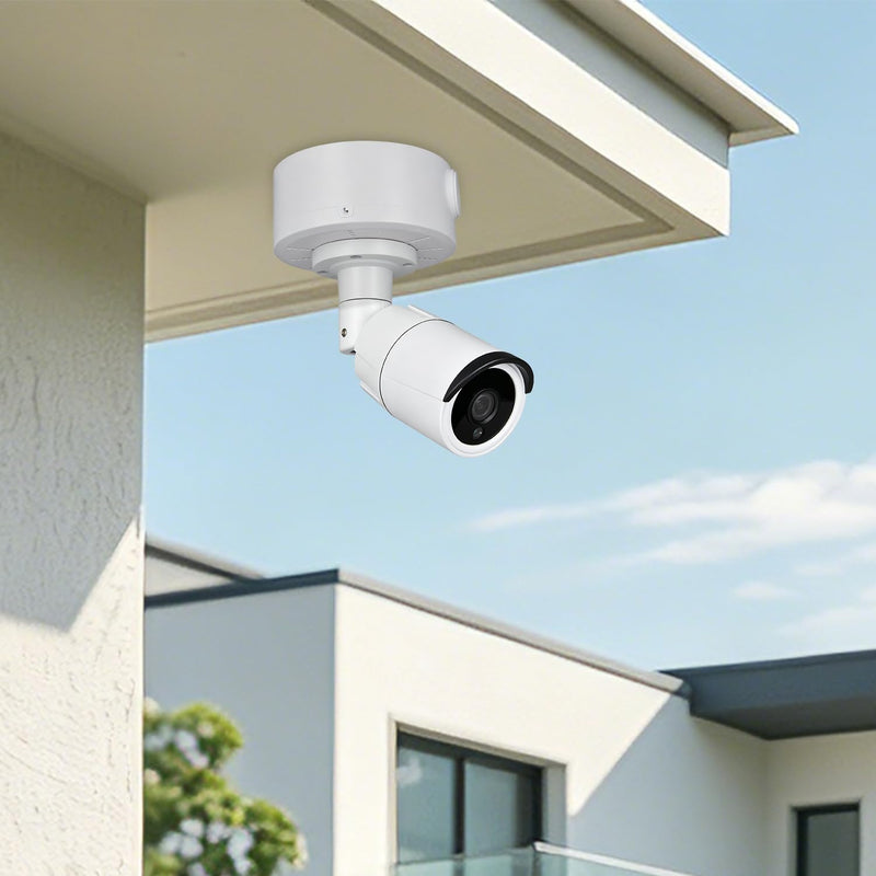 2026 New Security Camera Junction Box, Wall/Ceiling Mount for Indoor/Outdoor Camera, Weatherproof Cable Management Mount for Bullet Dome IP Cameras & Solar Panels. (4) 4