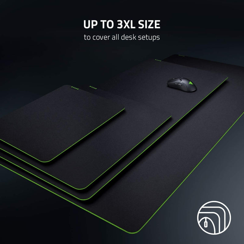 Razer Gigantus v2 Cloth Gaming Mouse Pad (Medium): Thick, High-Density Foam - Non-Slip Base - Classic Black Medium Mat