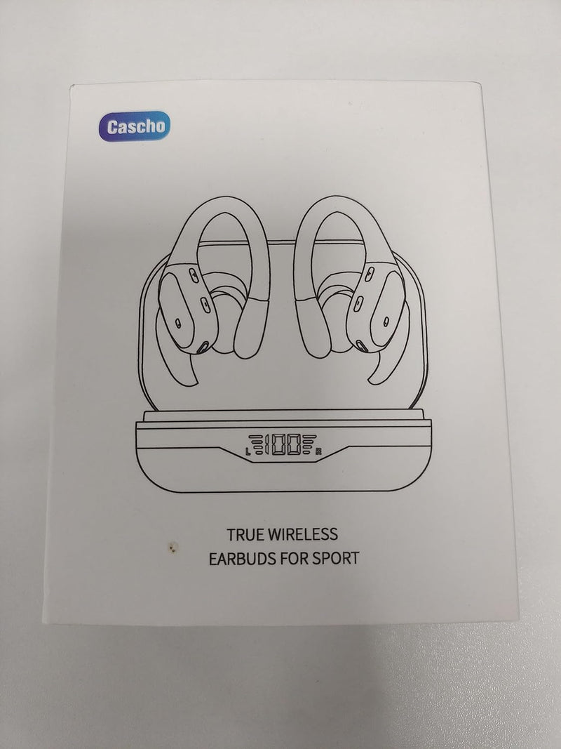 Ear buds Wireless Earbuds Bluetooth 5.3 Headphones 60hrs Playtime with Digital Display Sports Wireless Headphones with Earhook Deep Bass IPX7 Waterproof Over-Ear Earbuds for Android iOS Workout