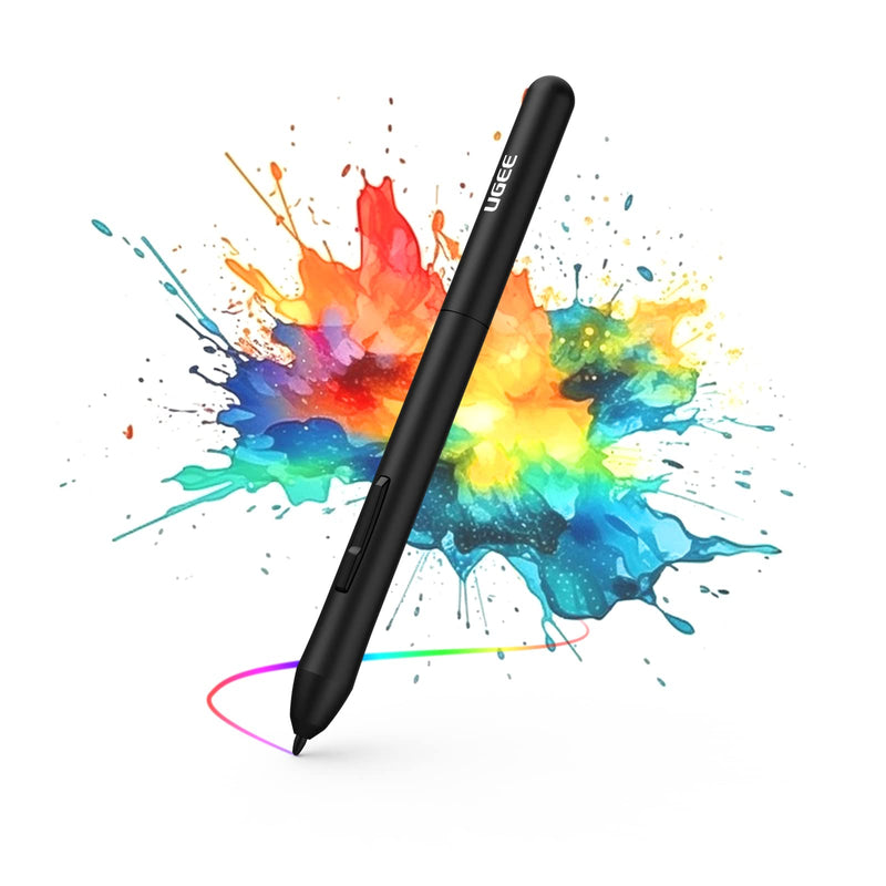 Drawing Tablet, UGEE Computer Graphics Tablets with 10 Hot Keys, 6.5x4 inch OSU Tablet with Battery Free Stylus