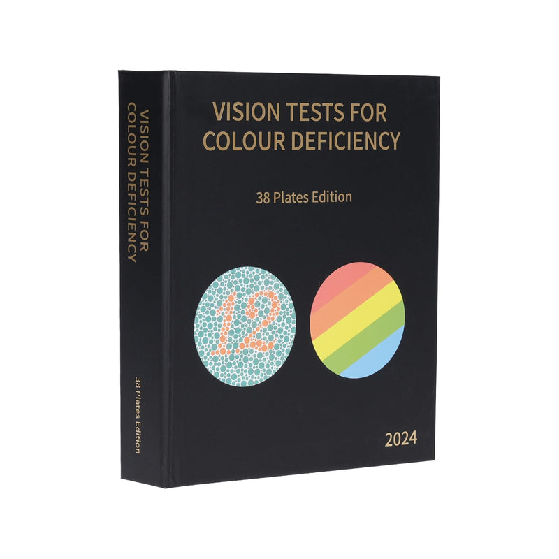 Aist Optics Ishihara Test Chart Books Color Vision Test Book with 38 Plates