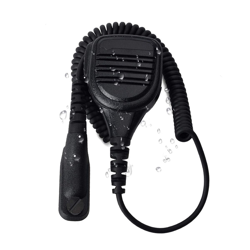 HYS IP54 Waterproof Speaker Shoulder Microphone, Handheld Remote Speaker Mic with Reinforced Cable for APX4000 APX6000 APX7000 XPR6350 XPR6550 XPR7350 XPR7550 APX 4000 6000 7000 8000