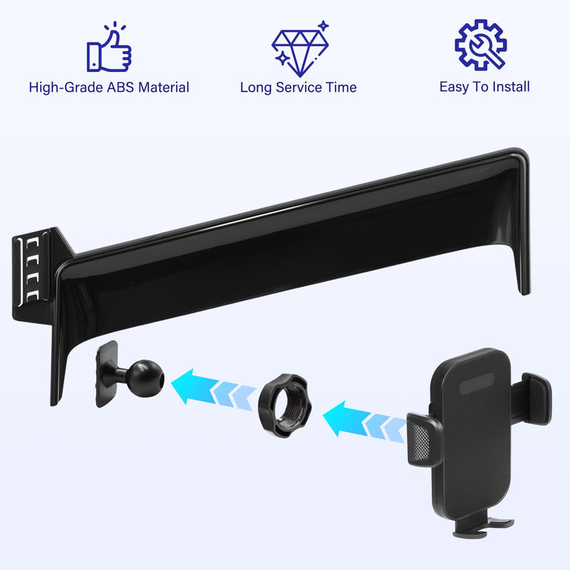 Car Phone Holder Compatible with 2025-2026 Volkswagen VW Tiguan Accessories 12.9-Inch Screen, Phone Mount with Universal Bracket & Fixed Clip, 360° Rotation Not Affect Air Vent 12.9-Inch for VW Tiguan 2025-2026
