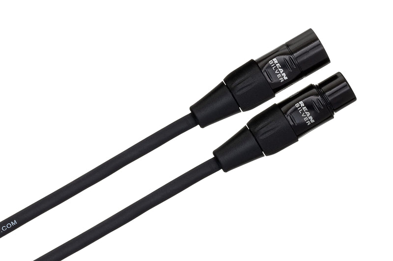 Hosa HMIC-050 REAN XLR3F to XLR3M Pro Microphone Cable, 50 Feet
