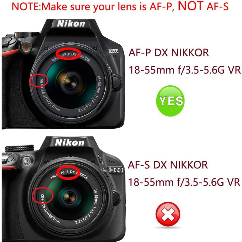 [AUSTRALIA] - MOSTOS ; Brings Superior® - Lens Cap Front Lens Cap (55mm) - AF-P 18-55mm f/ 3.5-5.6g VR Kit Lens - Replacement LC-55A for Nikon AF-P DX 18-55mm f/3.5-5.6G VR Lens Cap (Choose Size Correctly) Ø55 mm Lens Cap 