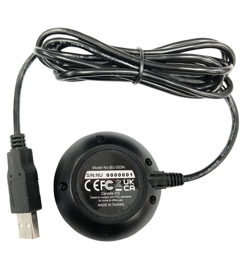 GlobalSat BU-353N USB GPS Receiver, Black SYSTEM