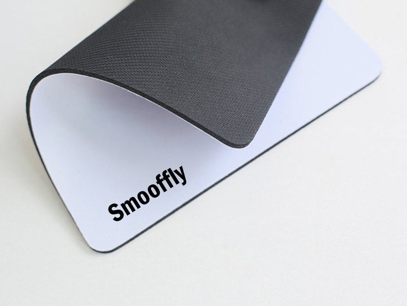 Smooffly Butterfly Girl Mouse Pad,Pink Butterfly Beautiful Girl Non-Slip Rubber Mouse pad Gaming Mouse Pad SM-11