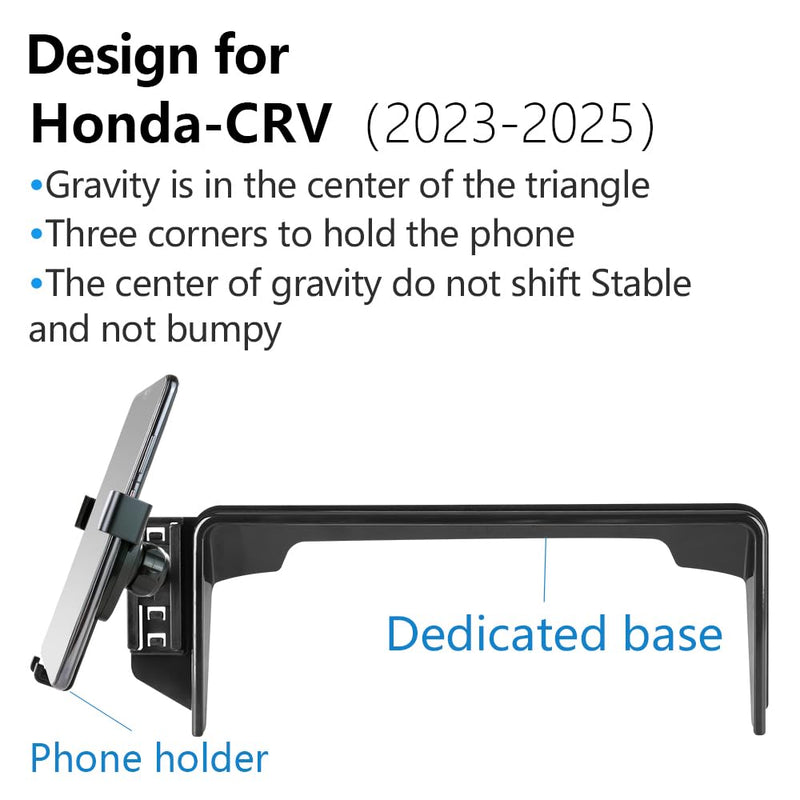 Car Phone Holder for Honda CRV CR-V 2023 2024 2025 2026 Auto Accessories Navigation Bracket Interior Decoration Screen Mobile Cell Phone Mount case for Honda CR-V 2023-2026（screen）