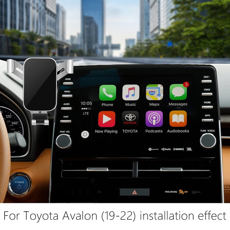 Car Phone Holder for Toyota Avalon 2019 2020 2021 2022 and Avalon Hybrid 2019-2022 Auto Interior Accessories Best Cell Phones Mount Cellphone Mobile Cradle Charging Navigation Screen Bracket
