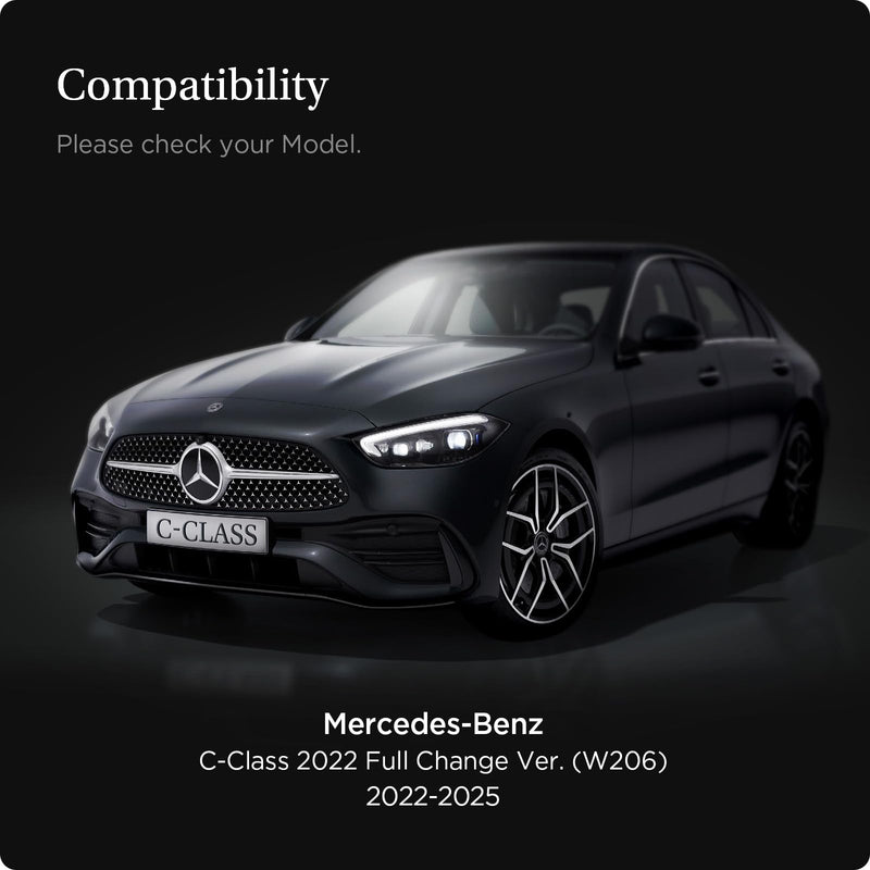 Spigen GlasTR EZ FIT Tempered Glass Screen Protector for Mercedes Benz 11.9 inch | 9H+ Tempered Glass, Auto align tray, Anti-Fingerprint, Matte Finish, precise cutout, Compatible with C-Class (2022-26) 11.9"