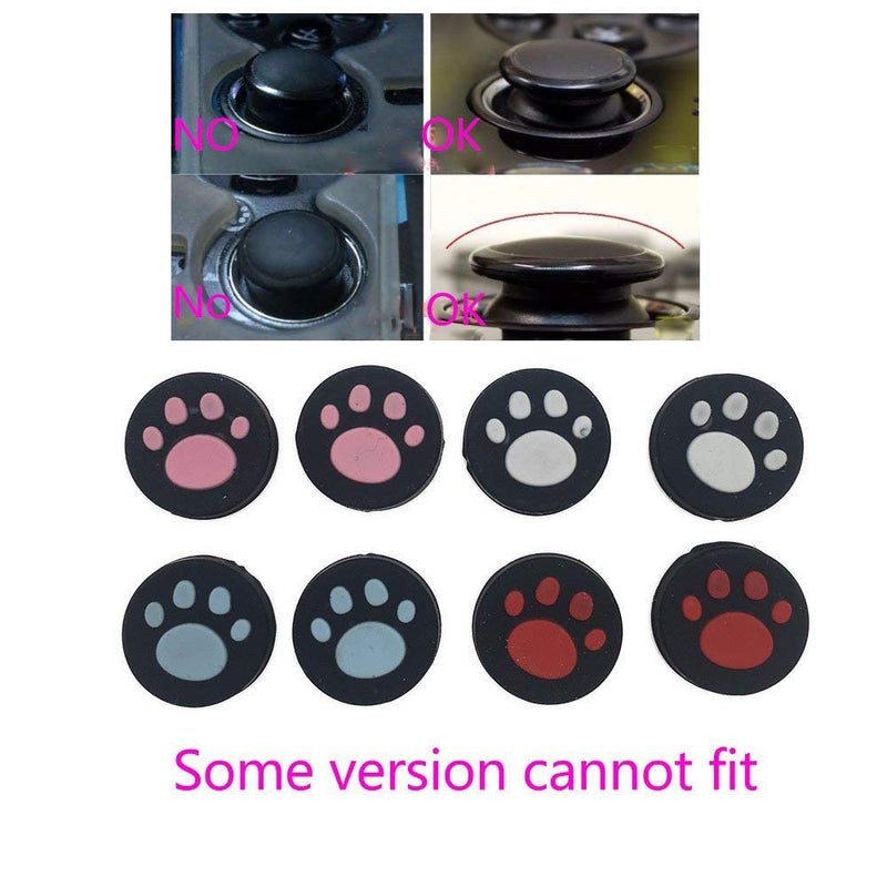 Silicone Joystick Caps Thumb Stick Analog Grip Cover Case Cap for PS Vita PSV 2000 PSV 1000 Controller (Pink)