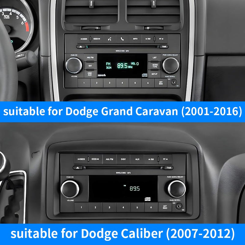 Car Phone Mount Holder For Dodge Grand Caravan 2001-2016，Caliber 2007-2012 Auto Accessories Navigation Bracket Interior CD Slot Mount Mobile Cell Phone case【Not Fit Dashboard Without CD Player】
