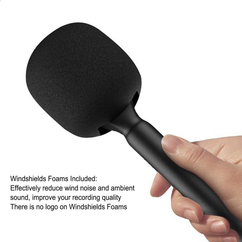 [AUSTRALIA] - 2Pcs Handheld Adapter for Interview Microphones, for Mic 1/2 / Rode Wireless II, Microphone Handle Mount for Hollyland Lark M1 /C1/150/ G1/A2/Movo 